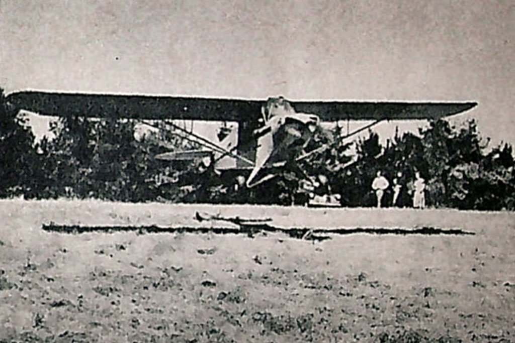 Piper Cub Catapult Takeoff
