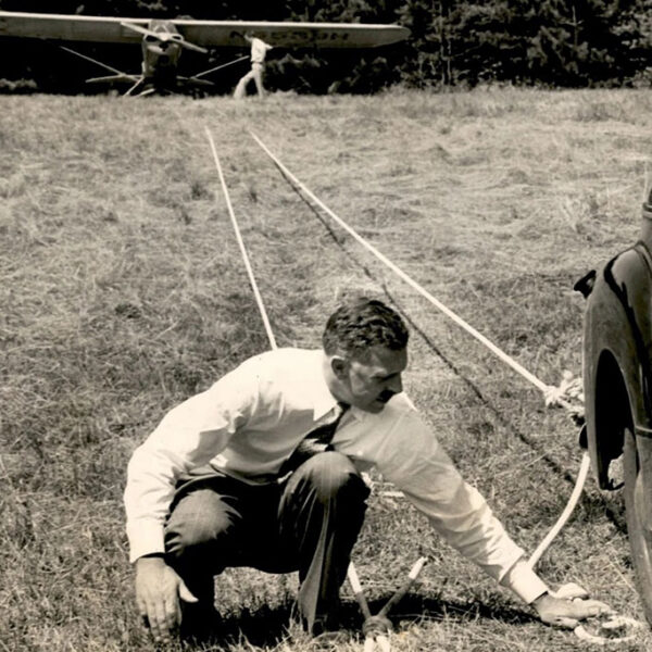 Piper Cub Catapult Takeoff
