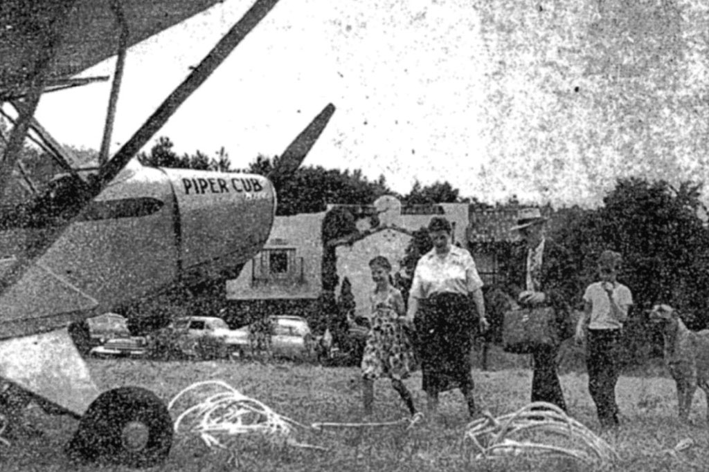 Piper Cub Catapult Takeoff