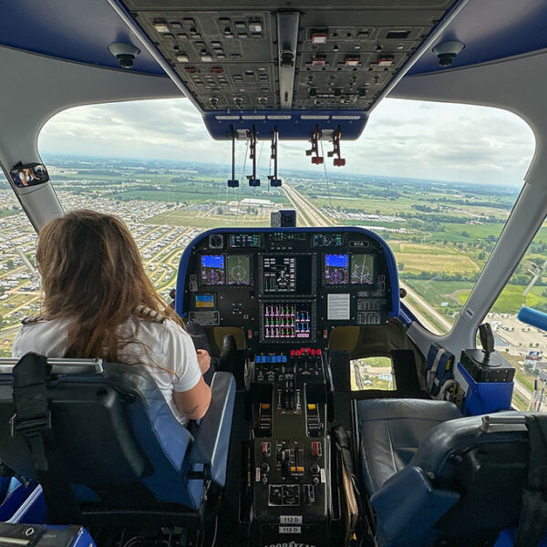 Goodyear Blimp Cockpit Horizontal