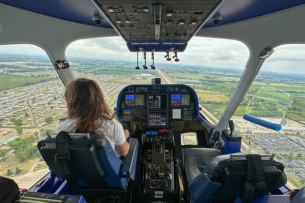 Goodyear Blimp Cockpit Horizontal